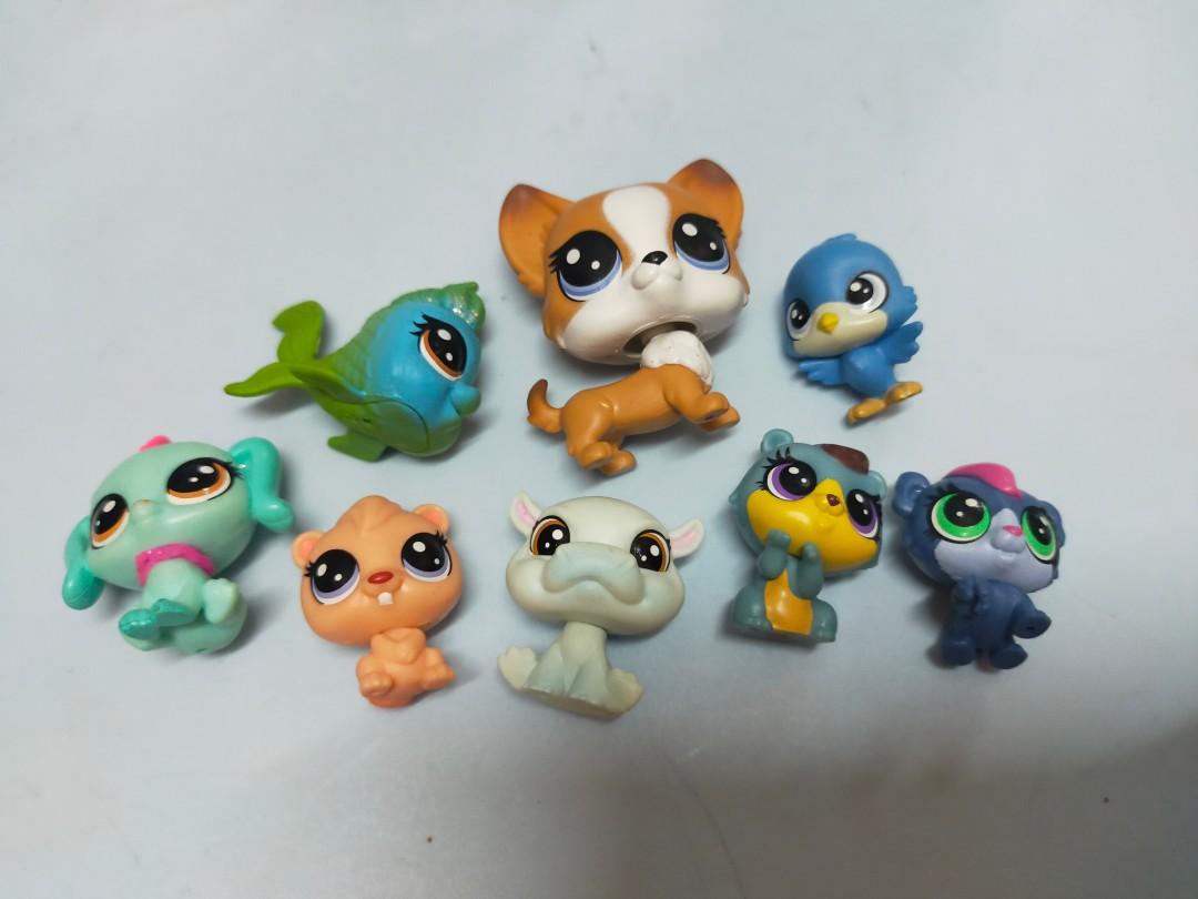 Lot Littlest Pet Shop – Figurines Rares Europe : Panda, Ours, Furet, Insectes