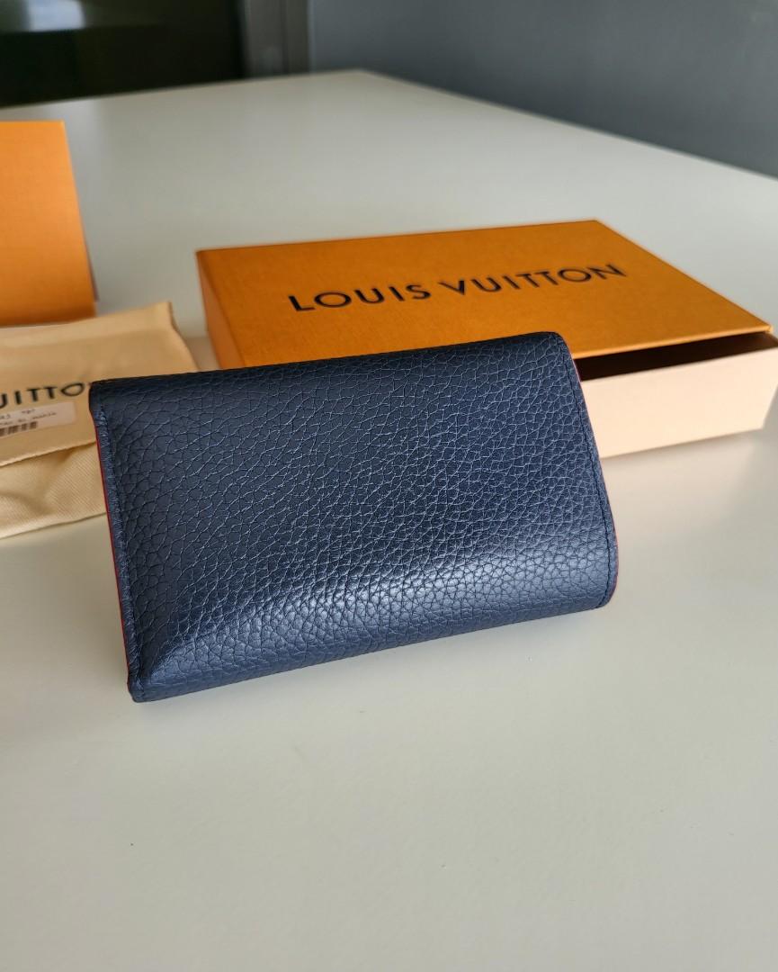 Louis Vuitton Capucines Compact Wallet Purse in Marine Rouge Taurillon -  SOLD