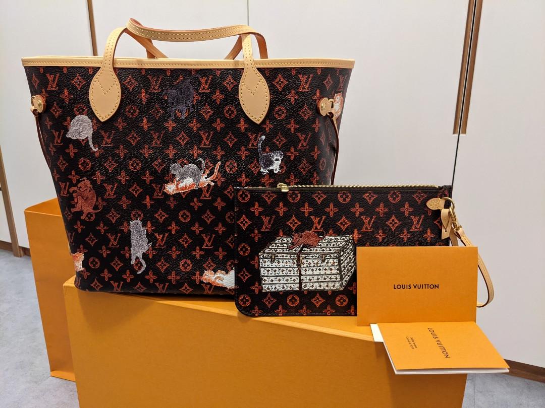 Louis vuitton LV neverfull catogram MM, Luxury, Bags & Wallets on Carousell