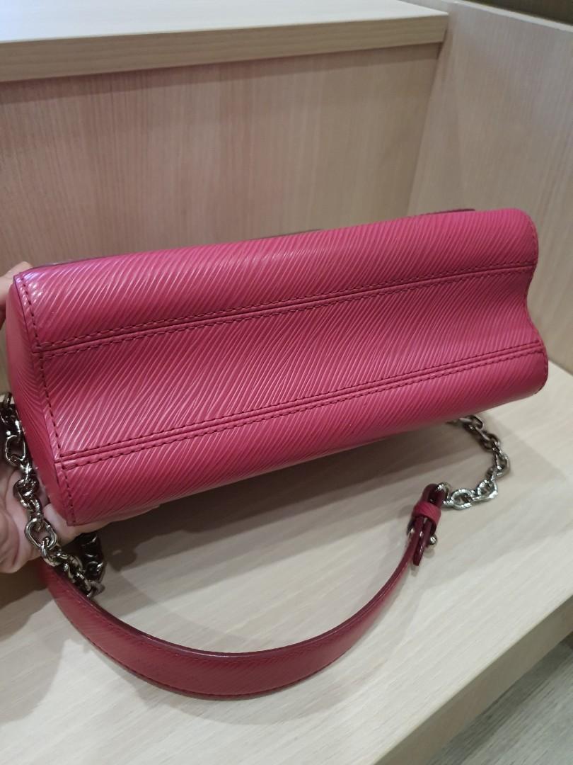 Louis Vuitton, Bags, Hpx4 Louis Vuitton Pink Bag Twist Rose Ballerine Mm  Set Sold Out