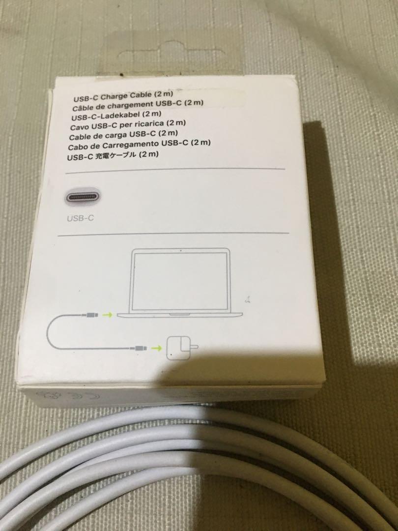 MacBook iPad Pro 2 meters Type C to Type C Cable (Category: Chargers & Cables) located in Rizal. Submitted by idealgadgets (Listing ID 1120090069, Image 3). Description: I’m selling this item for Php 1,600 Authentic Apple Type C Power Cord Used only several times I do accept meet up and shipping.