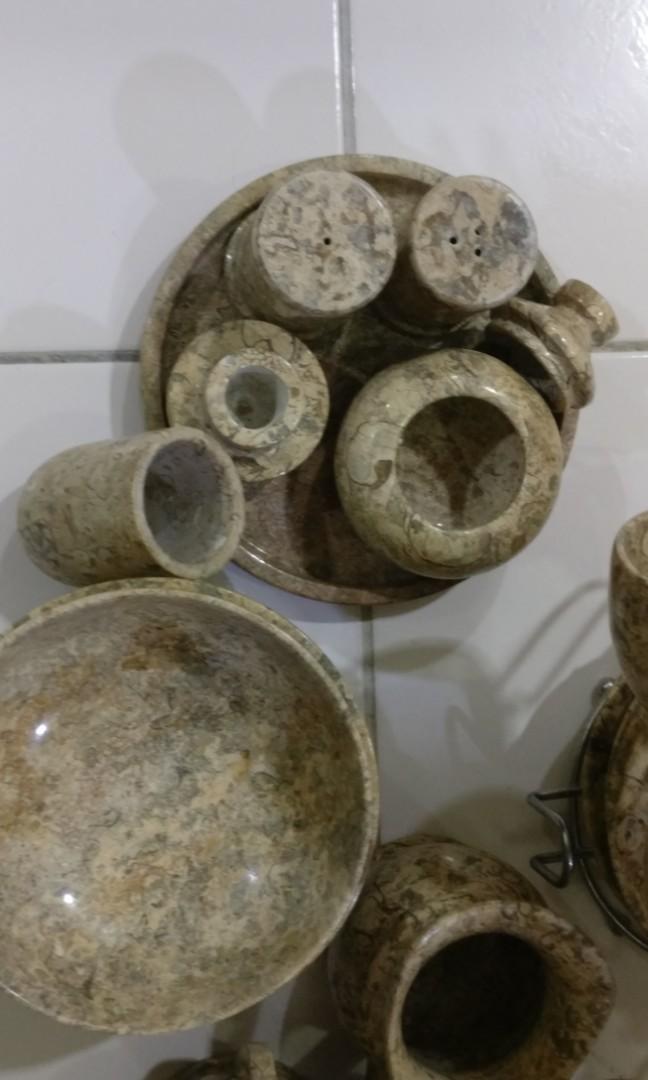 Onyx Marble Tea set Karachi, Furniture & Home Living, Home Decor, Vases