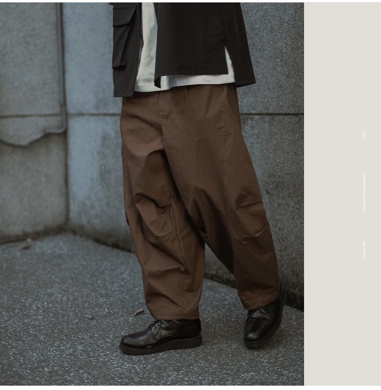 eye_C x S.F.C Wide Tapered Easy Pants-