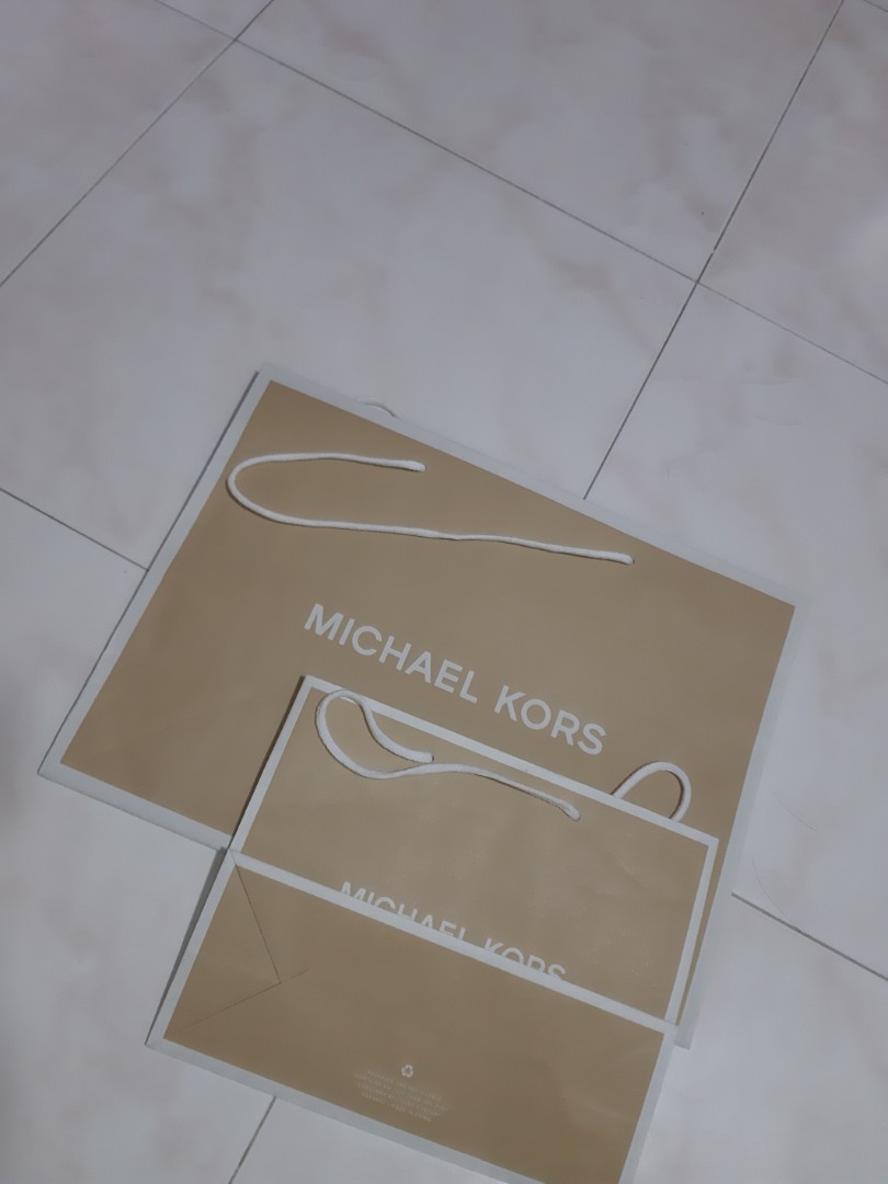 MK paper bags, Luxury, Bags & Wallets on Carousell