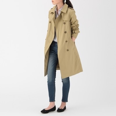 muji trench coat