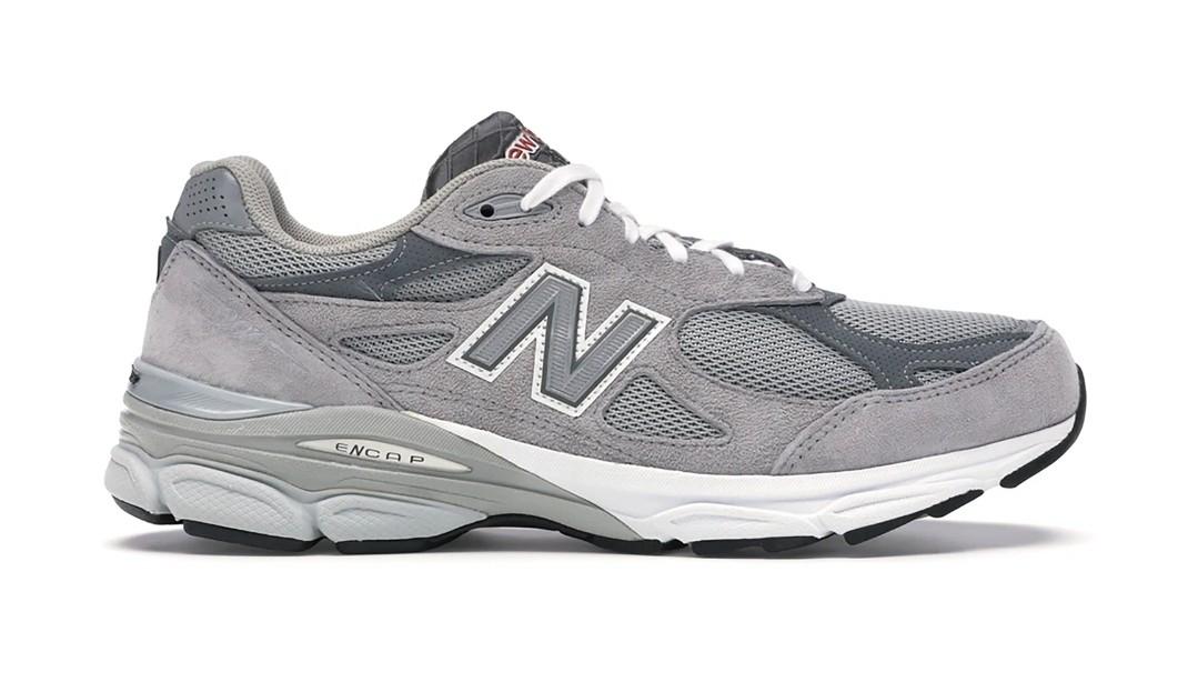 全新100% new 正版現貨New Balance 男裝球鞋990V3 灰色GY3 US8.5, US9