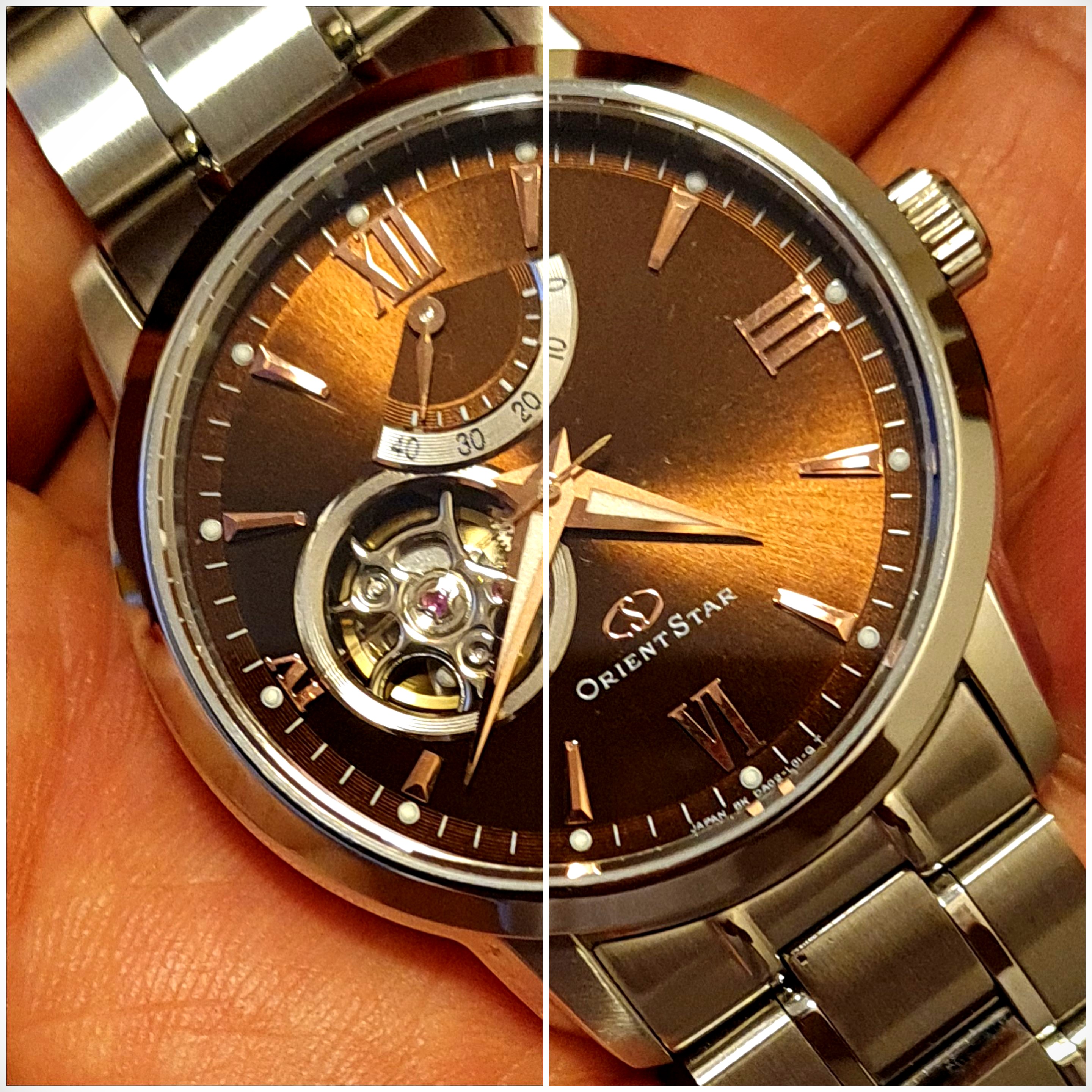Orient star open heart power reserve sales