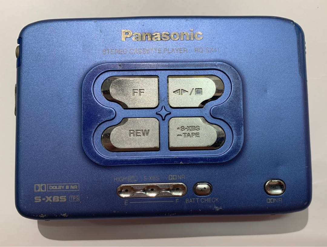 Walkman Panasonic RQ-SX40-A - Moteur Fonctionne Mais Ne Lit Pas Les K7 - Pour Pièces