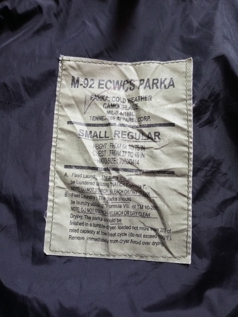 M92 ecwcs parka cheap