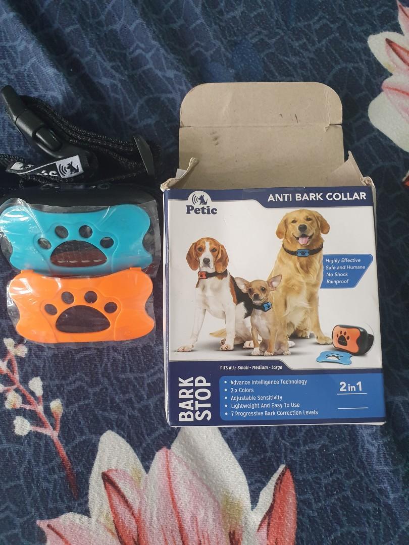 Petic Anti Bark Collar Dented Box Pet Supplies Homes Other