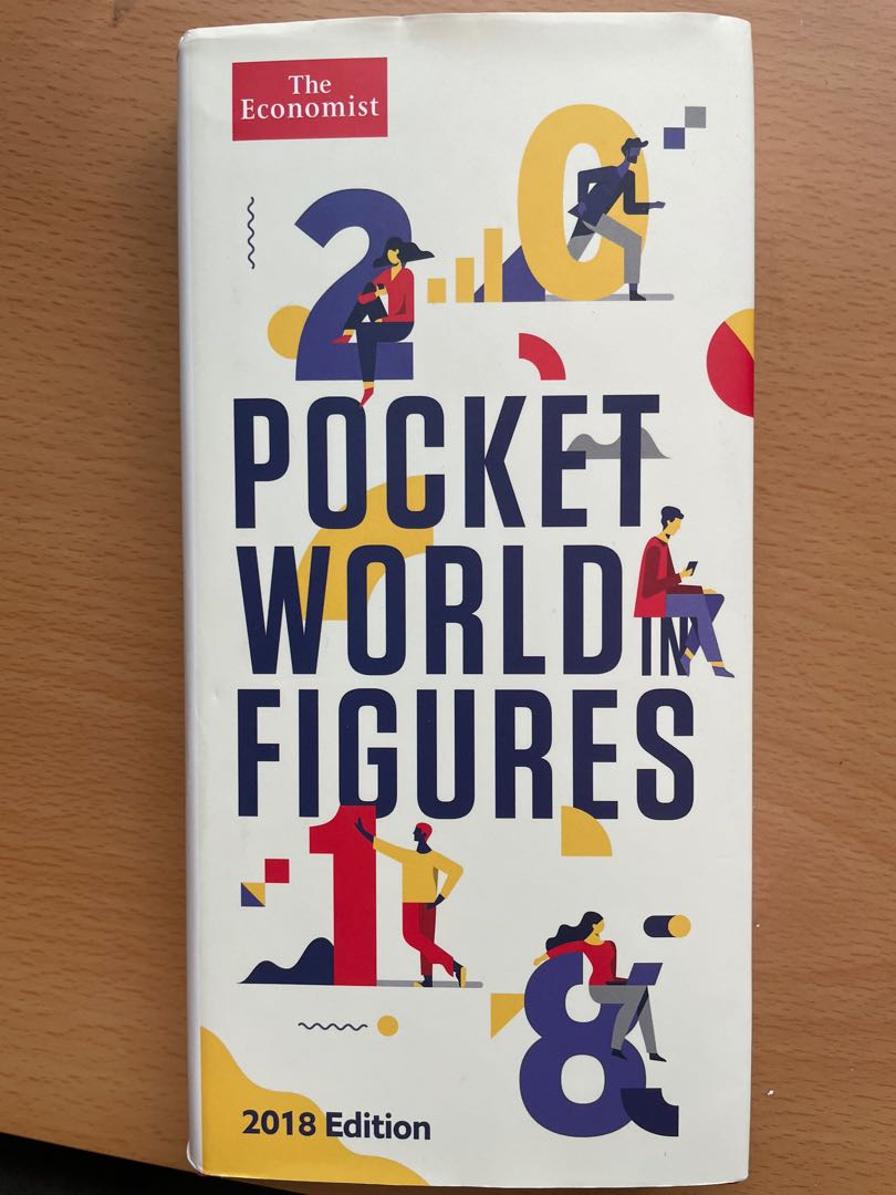 Pocket World Figures 2018 by the Economist, 興趣及遊戲, 書本 & 文具, 教科書 Carousell