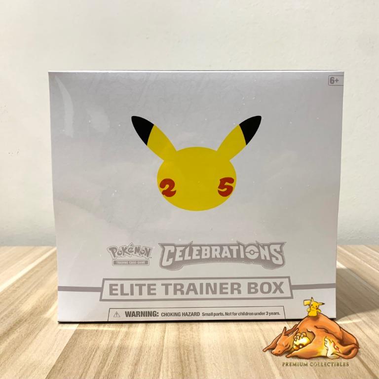 Pokemon TCG 25th Anniversary Celebrations Elite Trainer Box Pre-Order Ships 8 Oc
