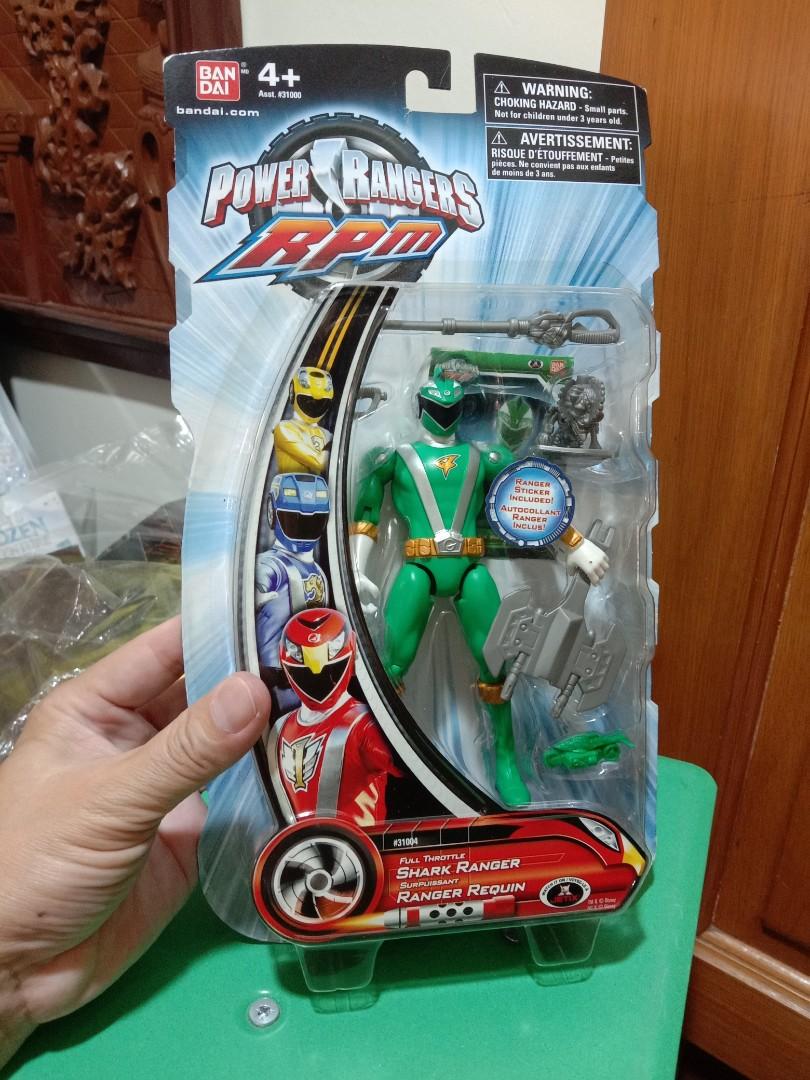 Power Rangers RPM - Bear, Shark Ranger Silver 3 pcs, Hobbies & Toys ...
