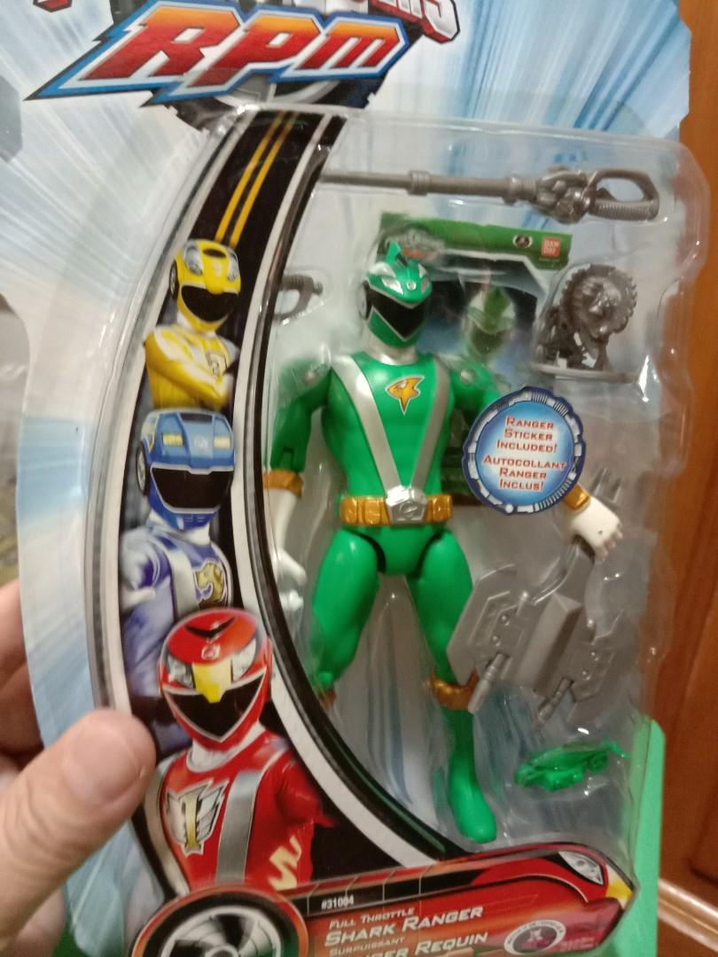 Power Rangers RPM - Bear, Shark Ranger Silver 3 pcs, Hobbies & Toys ...