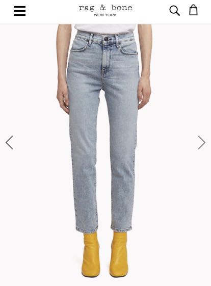 Rag Bone Ankle Cigarette Jeans