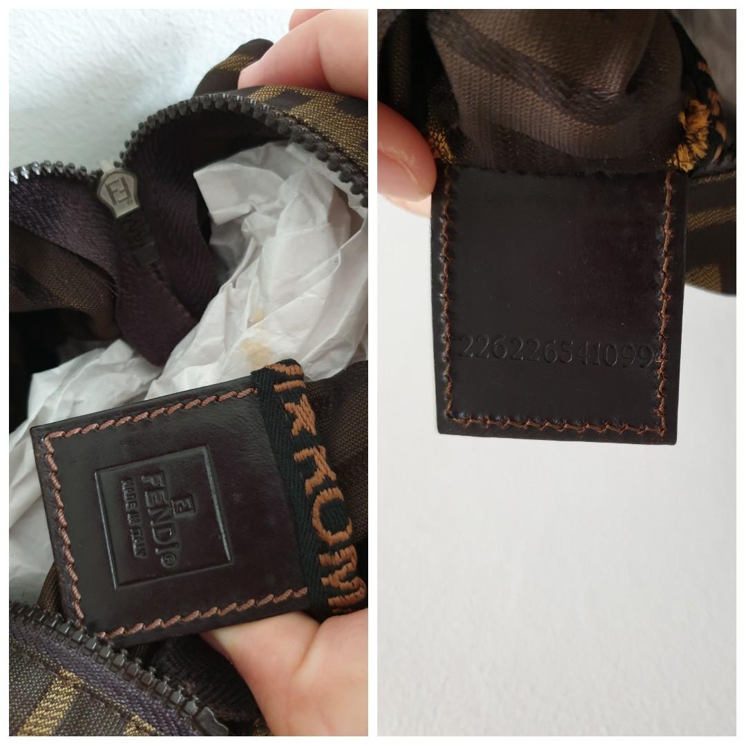 Fendi, Bags, Salerareauth Fendi Zucca Keychain Pouch Mini Pochette  Walletwristlet