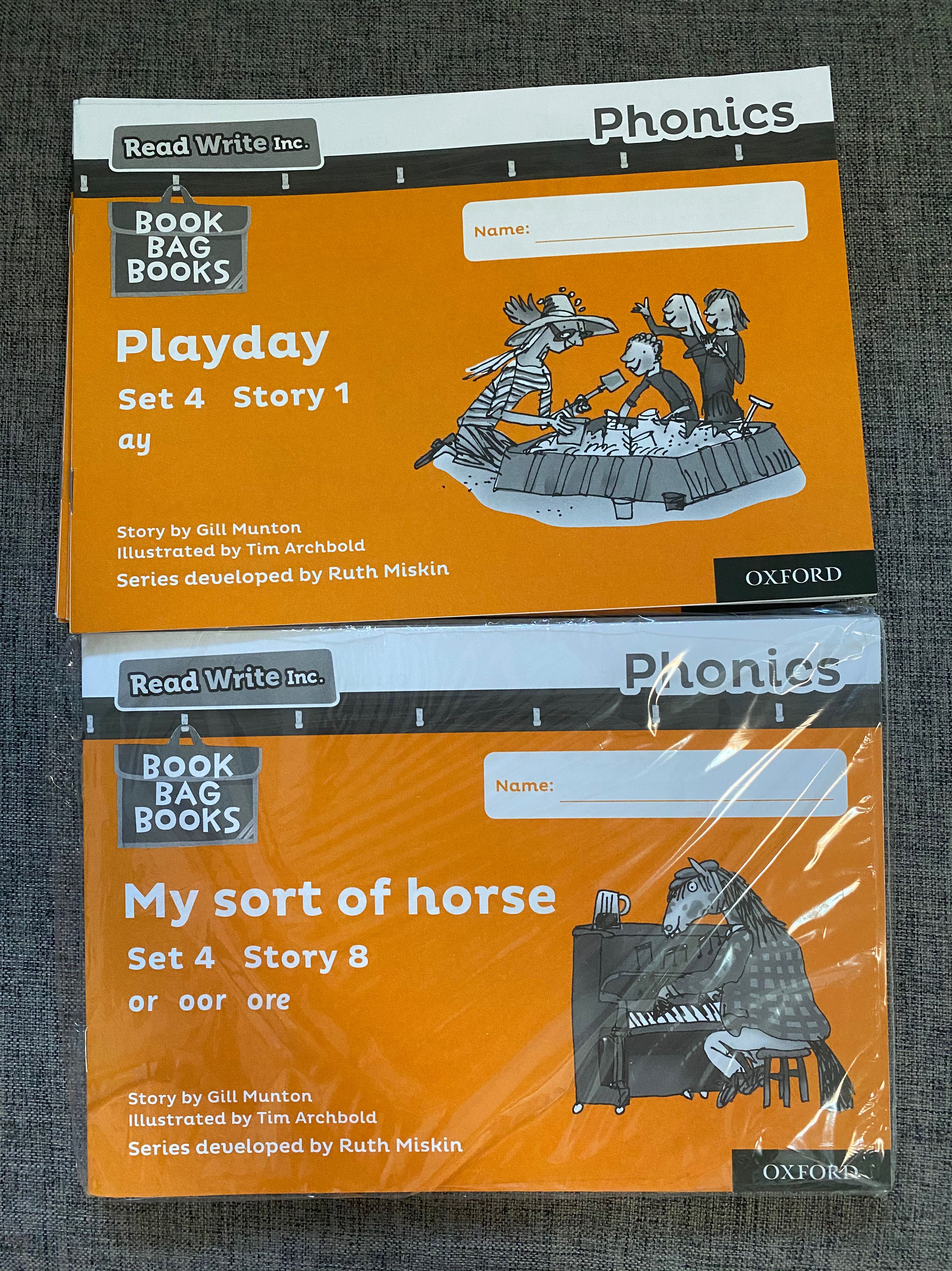 Read write inc RWI phonics Orange book, 興趣及遊戲, 書本 & 文具, 小朋友書 Carousell