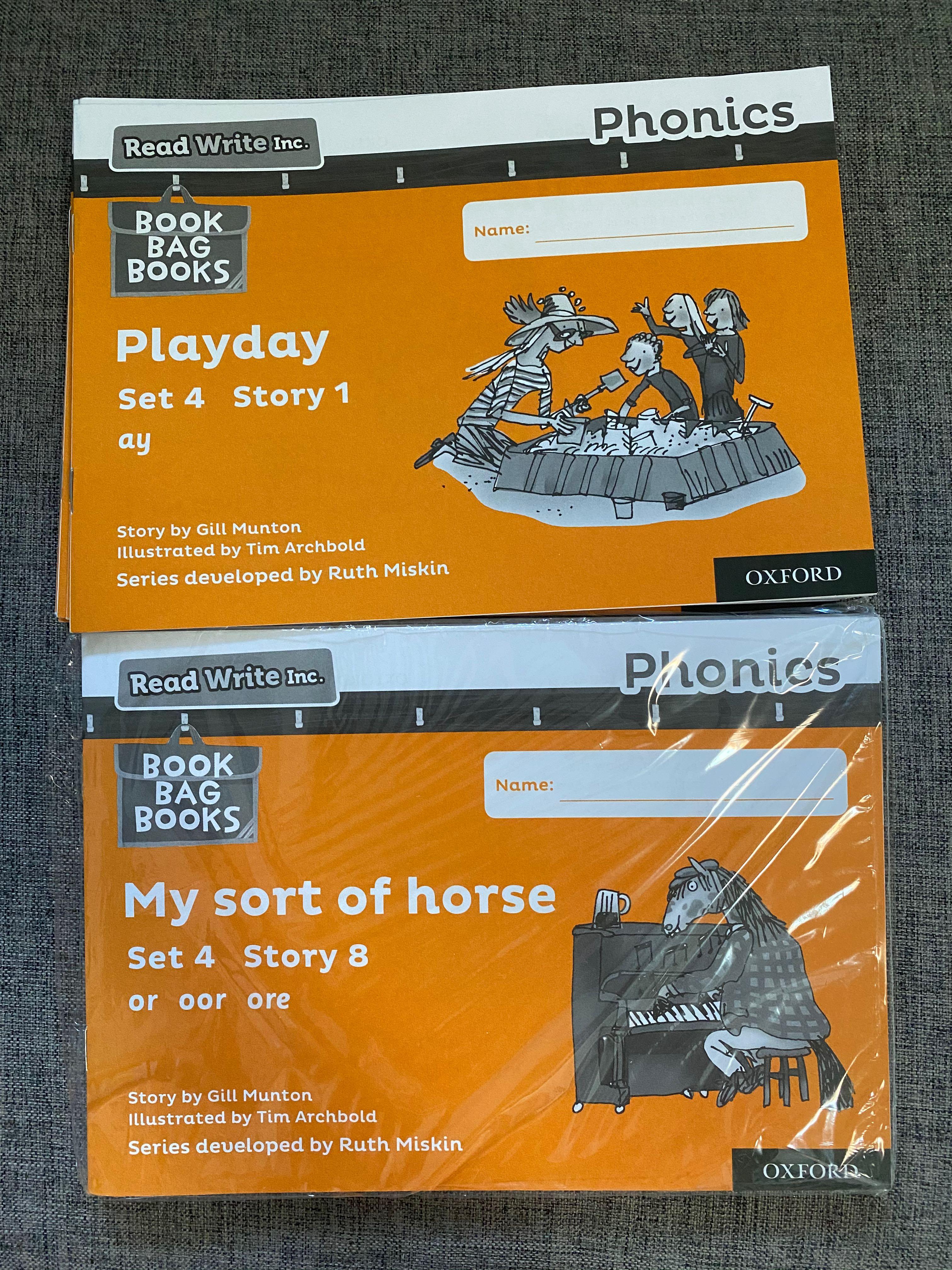 Read write inc RWI phonics Orange book, 興趣及遊戲, 書本 & 文具, 小朋友書 Carousell