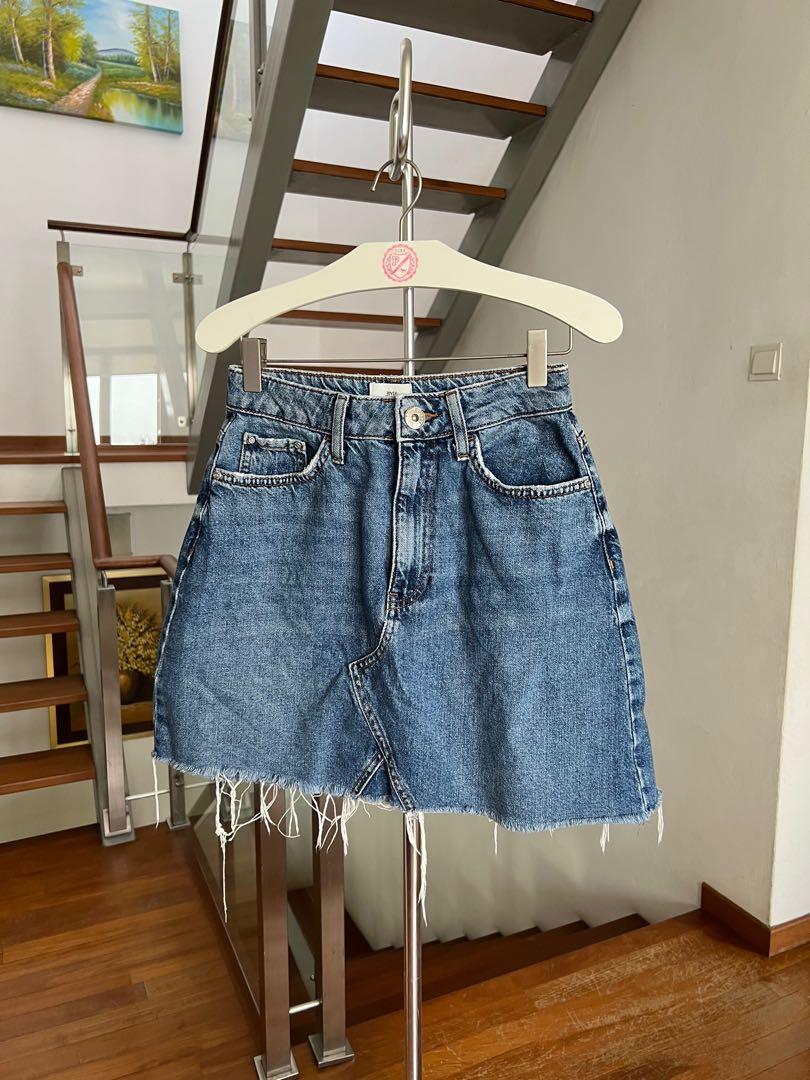 Jean skirt river island hot sale