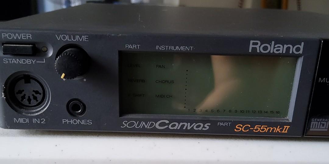 動作品✨ Roland ローランド SC-55mk2 SOUND CANVAS - DTM・DAW