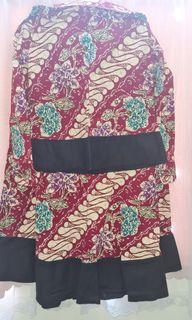 Setelan Batik Merah