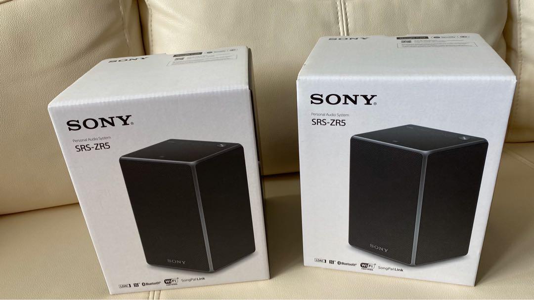 Sony SRS ZR5 一對可攜式無線 BLUETOOTH®/WiFi 喇叭, 音響器材, Soundbar、揚聲器、藍牙喇叭、耳擴