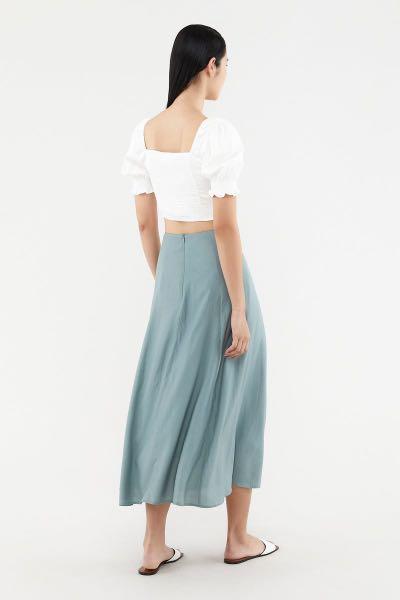 Kiyo Black Formal Dressy Shorts Mid-low Rise Asymmetrical Skirt