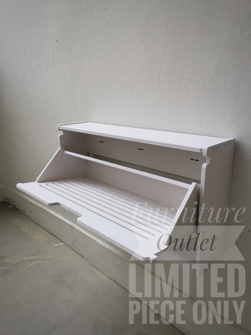Thin WallMount Shoe (Nailless), Furniture & Home Living, Furniture, Shelves,