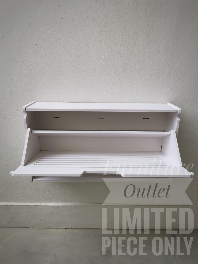 Thin WallMount Shoe (Nailless), Furniture & Home Living, Furniture, Shelves,