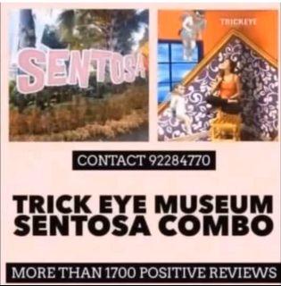 Trick eye museum ticket  new