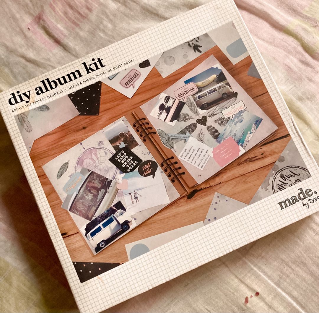 Typo Scrapbook Kit, Hobbies & Toys, Stationary & Craft, Handmade Craft