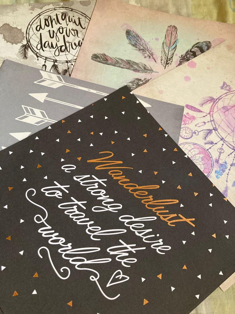 Typo Scrapbook Kit, Hobbies & Toys, Stationary & Craft, Handmade Craft