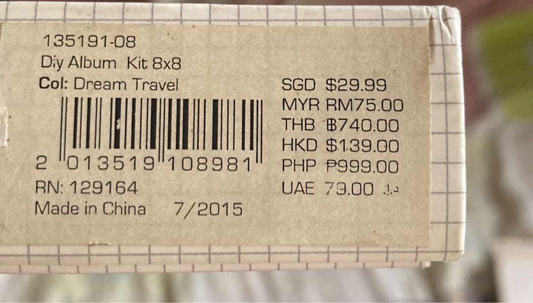 Typo Scrapbook Kit, Hobbies & Toys, Stationary & Craft, Handmade Craft