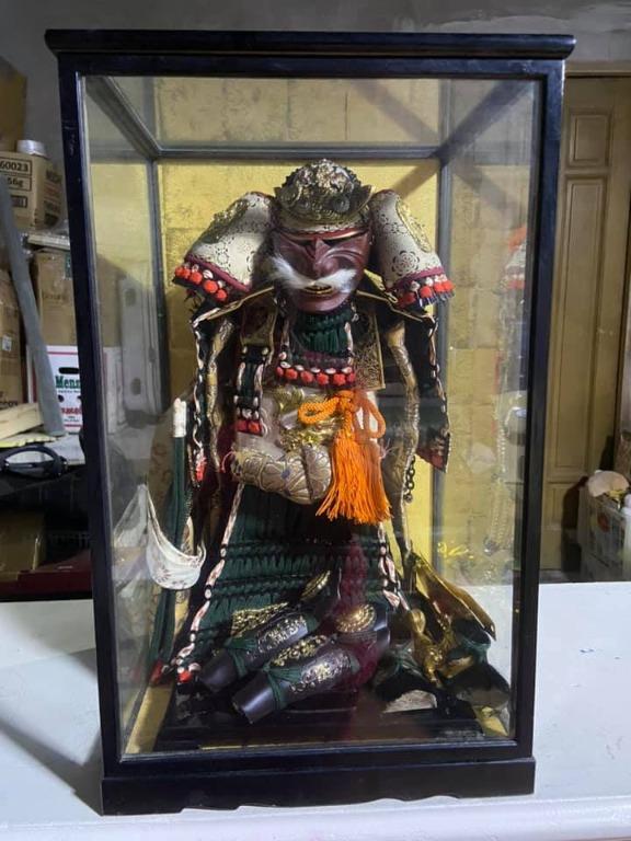 Vintage Kabuto Japanese Samurai Armour display, Hobbies & Toys ...