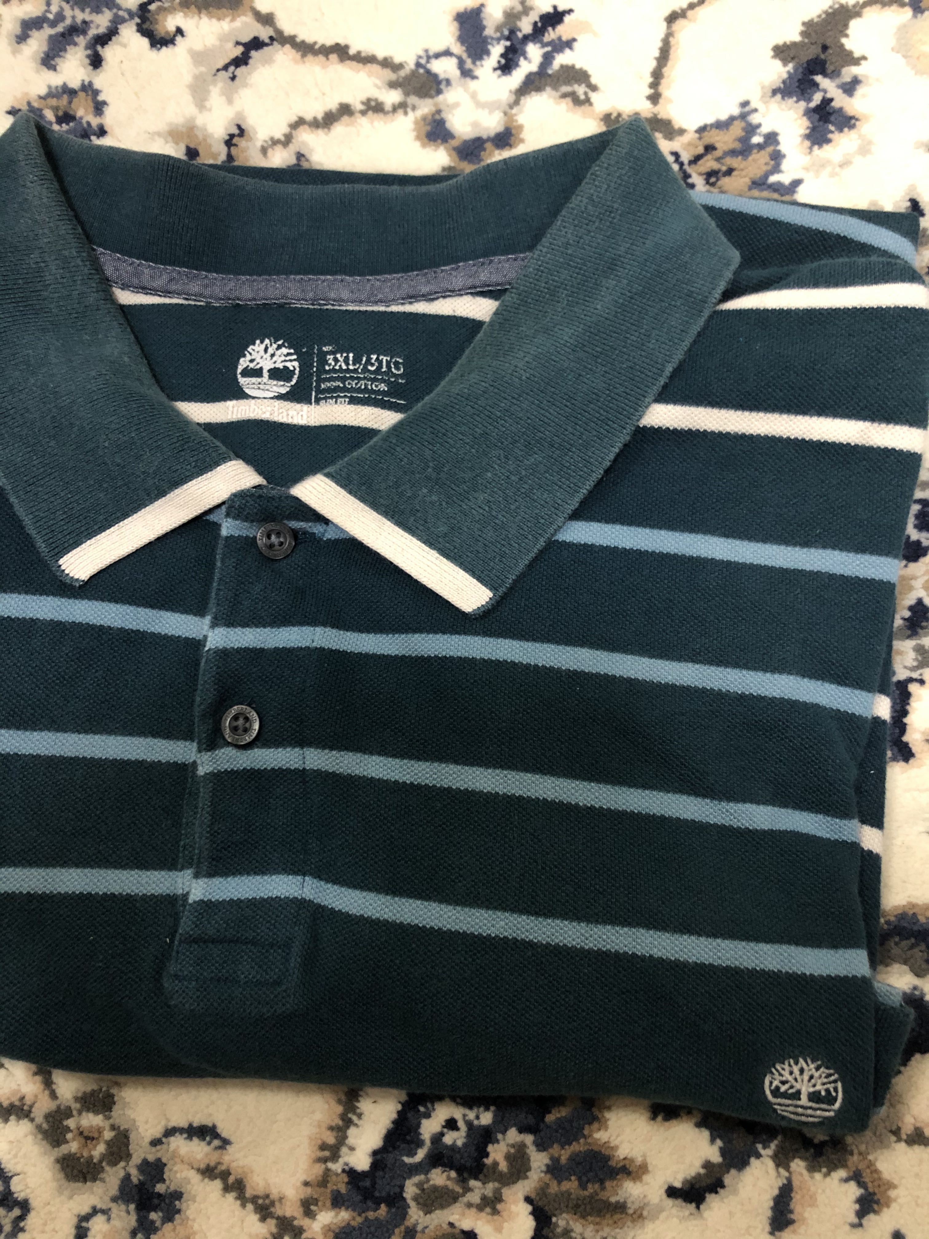 Vintage Timberland Striped Polo, Men's 