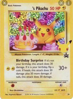 Want to buy birthday pikachu celebrations