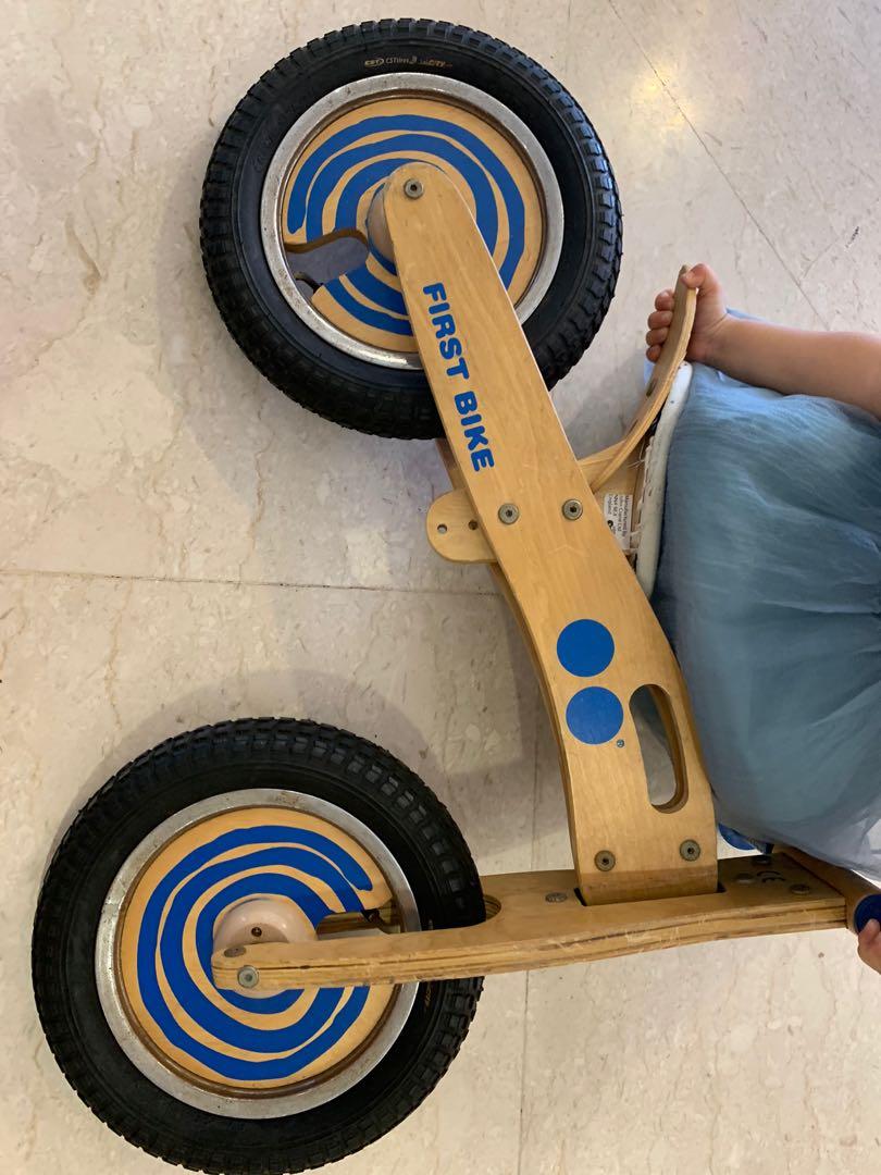Wooden Balance Bike John Crane UK Babies Kids Infant