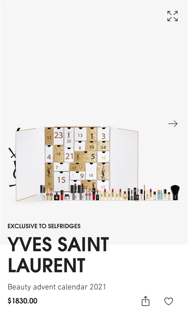 YSL 2021 advent Calendar, Beauty & Personal Care, Face, Makeup on Carousell