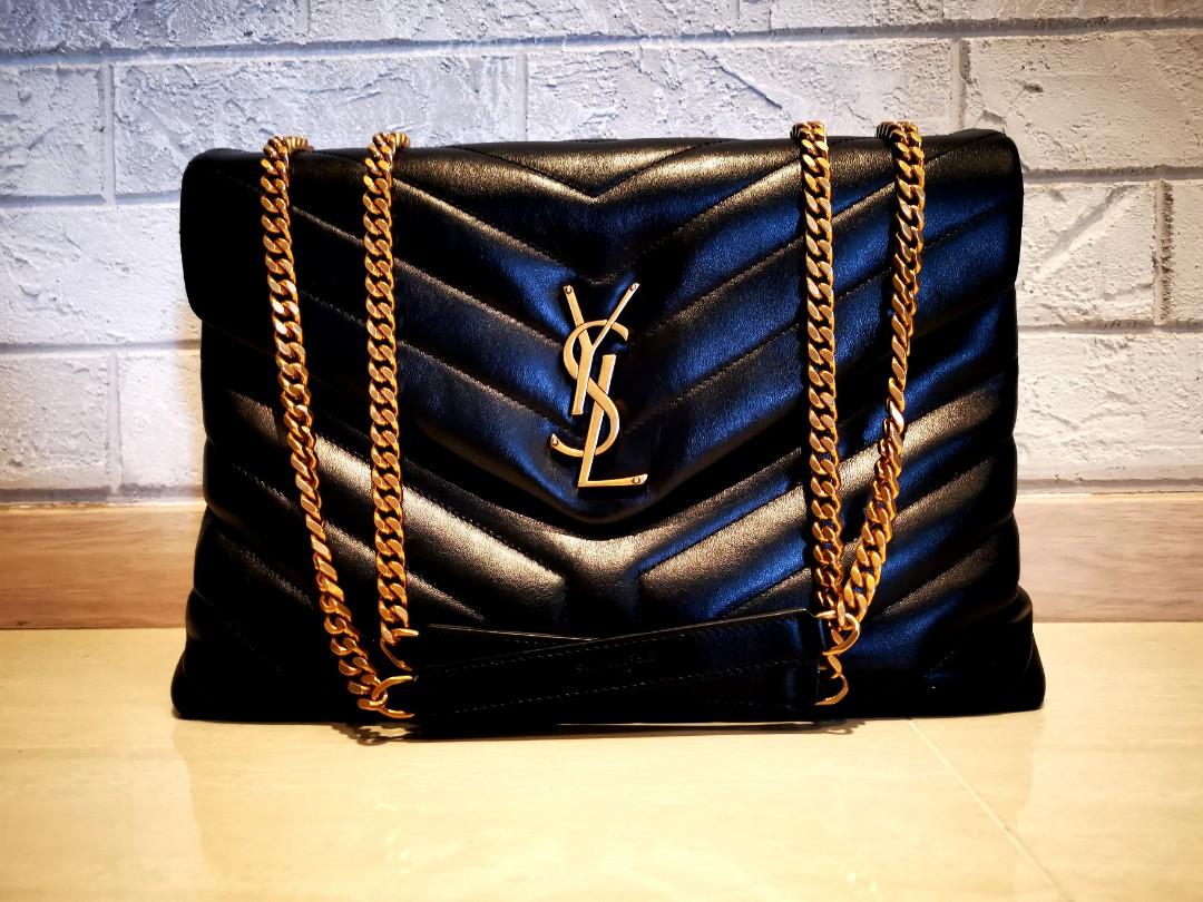 YSL LOULOU MEDIUM IN MATELASSE Y LEATHER