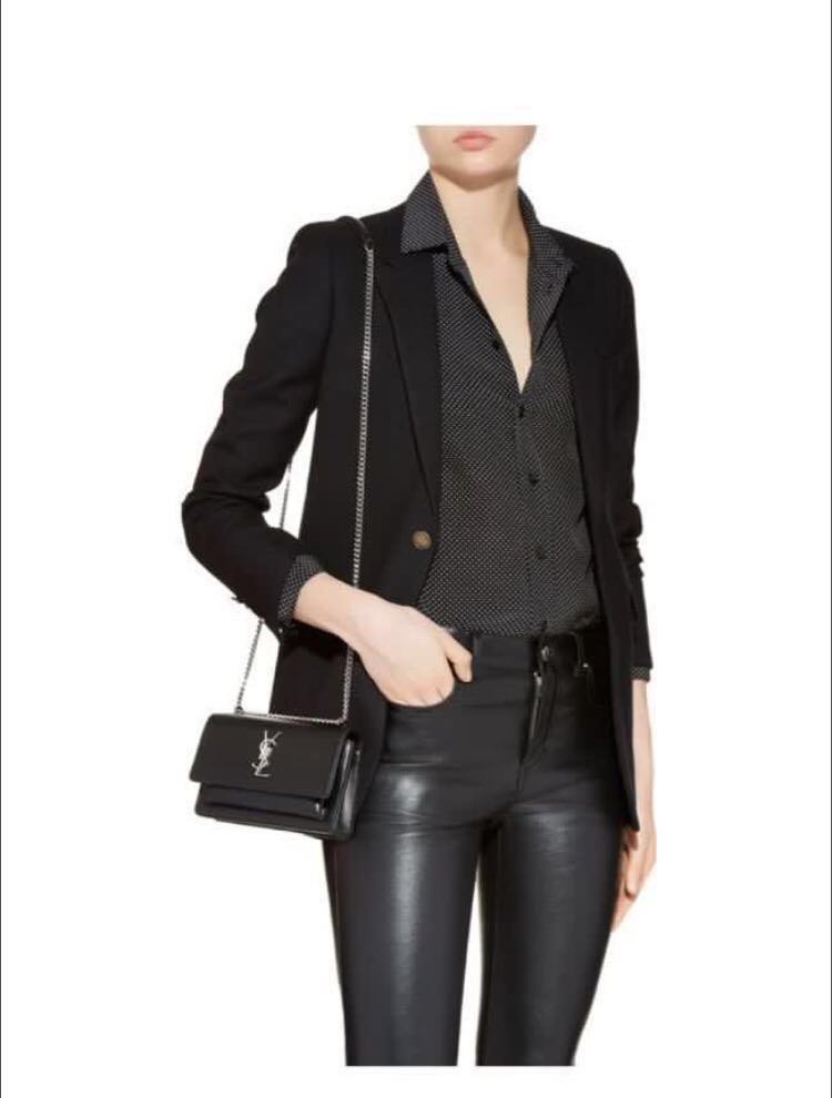 ysl sunset chain bag