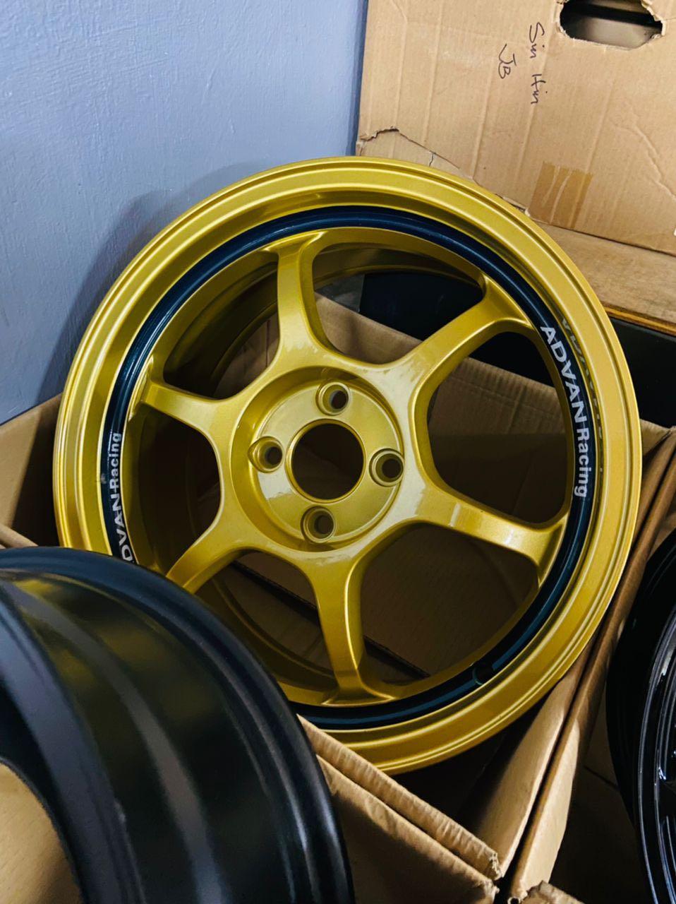 16 Advan Rg 1 Car Accessories Tyres Rims On Carousell