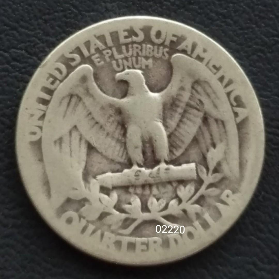 1937美國25美分銀幣，美國25美分硬幣，美國銀幣，銀幣，收藏錢幣，錢幣，幣，紀念幣~1937年美國25美分硬幣, 書籍、休閒與玩具, 收藏、紀念品,  錢幣、紙鈔在旋轉拍賣