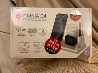 🌝亞果元素 OMINA Q4 四合一無線充電座全新未拆
