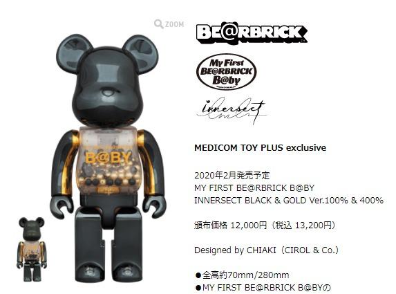 MY FIRST BE@RBRICK INNERSECT 100％ & 400％-