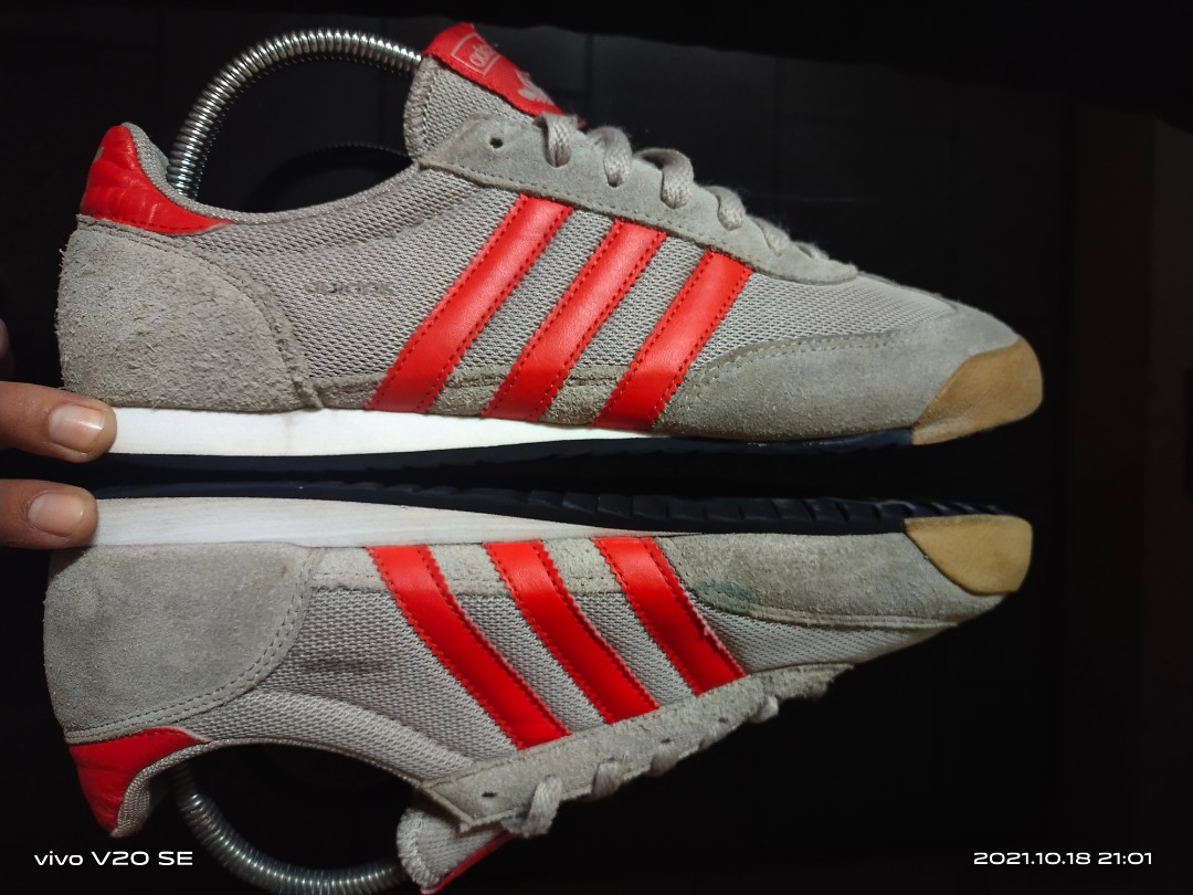 Adidas dragon grey red on sale