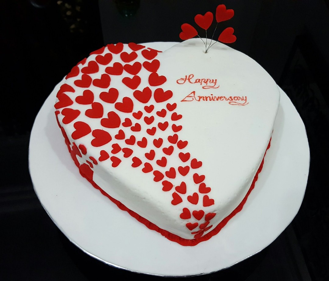 Joint Birthday/Anniversary Cake - Decorated Cake by Oh - CakesDecor