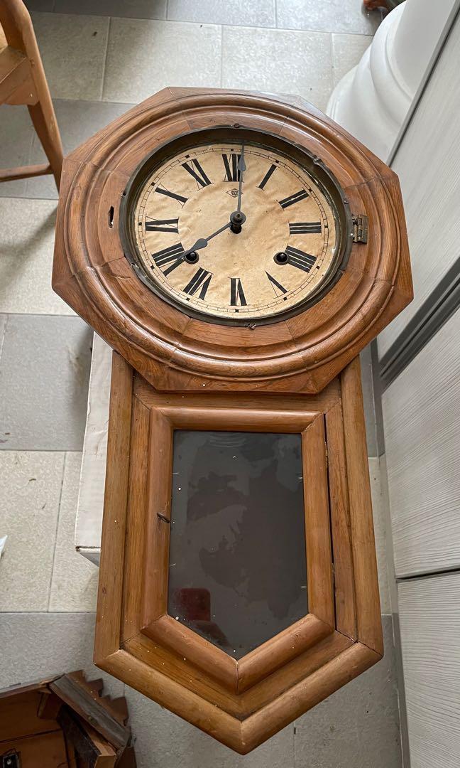 Antique Clock Mechanism with Case for sale, Men's Fashion, Watches