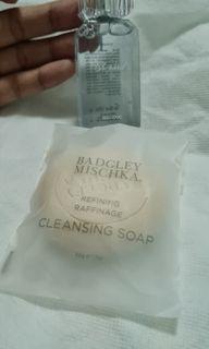 Badgley Mischka soap and Chopard shampoo