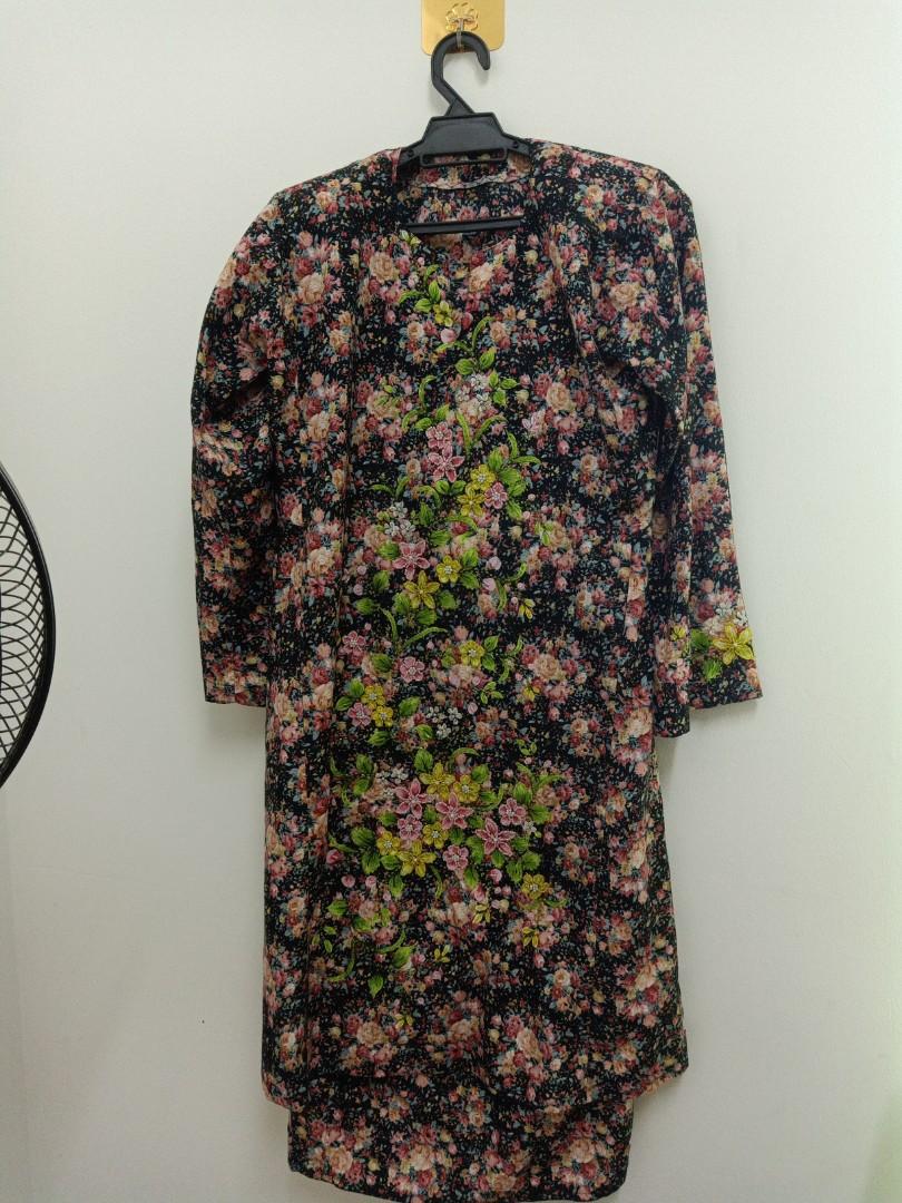 Baju Kurung Cotton Women S Fashion Clothes Dresses On Carousell