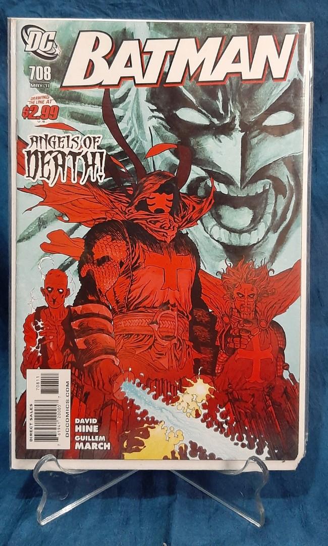 BATMAN COMICS 707 708 709 710 711 712 (Category: Comics & Manga) located in Caloocan City. Submitted by manreys_corner (Listing ID 1120231528, Image 2). Description: new old stock never opened as is / what you see is what you get 711 712 good condition - 120 each 710 seems to be seperating from cover - 90 707 708 709 got some minor damage from the bottom part. -100 each with minor issue (see photos) thank you! ======≈============== MOP GCASH COUR